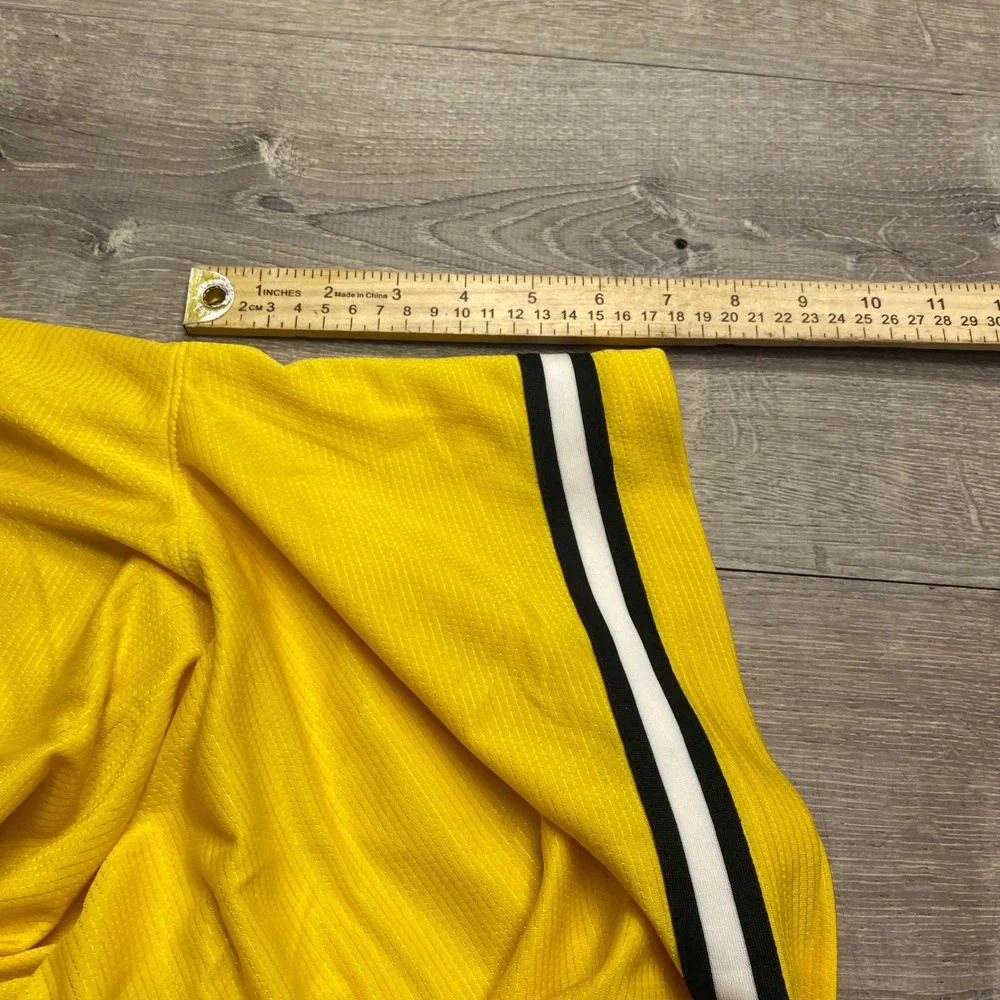 Nike‎ Fly Crossover Basketball Shorts Womens XXL Yellow Mesh Dri-FIT DH7325-709